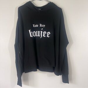 Low Key Boujee Lightweight Hoodie Sweatshirt One Size Fits All